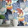 RoomMates Retro Tropical Leaves Peel and Stick Wallpaper (Covers 28.18 sq. ft.)