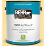 BEHR PREMIUM PLUS 1 gal. #P290-3 Roasted Corn Satin Enamel Low Odor Interior Paint & Primer