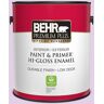 BEHR PREMIUM PLUS 1 gal. #P100-2 Sweet Romance Hi-Gloss Enamel Interior/Exterior Paint and Primer