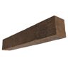 Ekena Millwork Heritage Timber Reclaimed Axed Cut 84 in. W x 6 in. D x 8 in. H Cap-Shelf Mantel