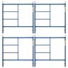 MetalTech Saferstack 5 ft. x 5 ft. Steel Mason Scaffolding Frame, 4-Pack
