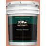 BEHR PREMIUM PLUS 5 gal. #M200-5 Terra Cotta Clay Semi-Gloss Enamel Exterior Paint & Primer