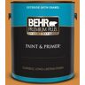 BEHR PREMIUM PLUS 1 gal. #PMD-105 Buried Treasure Satin Enamel Exterior Paint & Primer