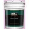 BEHR PREMIUM PLUS 5 gal. #P110-2 Girl Talk Semi-Gloss Enamel Exterior Paint & Primer