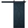 VeryCustom 42 in. x 84 in. Hollywood Admiral Wood Sliding Barn Door with Hardware Kit