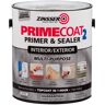 Zinsser PrimeCoat2 1 gal. White Water-Based Interior/Exterior Multi-Purpose Primer & Sealer (2-Pack)