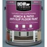 BEHR PREMIUM 1 gal. #HDC-AC-24 Lyric Blue Textured Low-Lustre Enamel Interior/Exterior Porch and Patio Anti-Slip Floor Paint