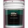 BEHR PREMIUM PLUS 5 gal. #100D-7 Maroon Semi-Gloss Enamel Exterior Paint & Primer