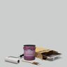 BEHR 1 gal. #PPU26-16 Hush Extra Durable Eggshell Enamel Interior Paint and 5-Piece Wooster Set All-in-One Project Kit