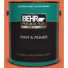 BEHR PREMIUM PLUS 1 gal. Home Decorators Collection #HDC-SM16-03 Mai Tai Semi-Gloss Enamel Exterior Paint & Primer