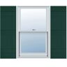 Ekena Millwork 14 in. x 57 in. Lifetime Vinyl TailorMade Four Board Joined Board and Batten Shutters Pair Midnight Green