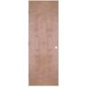 Masonite 36 in. x 80 in. Flush Hardwood Right-Handed Hollow-Core Smooth Birch Veneer Composite Single Prehung Interior Door