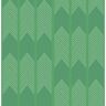 A-Street Prints Nyle Green Chevron Stripes Paper Glossy Non-Pasted Wallpaper Roll