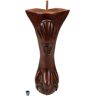 American Pro Decor 10-1/4 in. x 3-1/2 in. Stained Cherry Solid Hardwood Queen Ann Leg