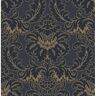 Brewster Home Fashions Windsor Blue Damask Strippable Non-Woven Paper Wallpaper