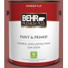 BEHR PREMIUM PLUS 1 gal. #PMD-86 Arabian Red Flat Low Odor Interior Paint & Primer