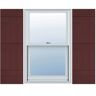 Ekena Millwork 14 in. x 60 in. Lifetime Vinyl TailorMade Four Board Joined Board and Batten Shutters Pair Bordeaux