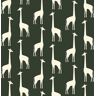 Chesapeake Blue Vivi Giraffe Matte Paper Non-Pasted Wallpaper Roll