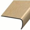 ASPEN FLOORING Pinebluff 1 in. Thick x 2 in. Width x 94 in. Length Rigid Core Stair Nosing Vinyl Molding