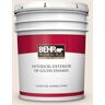 BEHR PREMIUM PLUS 5 gal. #PPU3-04 Ballet White Hi-Gloss Enamel Interior/Exterior Paint