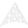 Ekena Millwork 1 in. x 72 in. x 42 in. (14/12) Pitch Austin Gable Pediment Architectural Grade PVC Moulding
