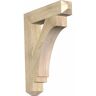 Ekena Millwork 6 in. x 40 in. x 32 in. Douglas Fir Imperial Craftsman Rough Sawn Bracket