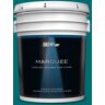 BEHR MARQUEE 5 gal. #MQ6-35 Teal Motif Satin Enamel Exterior Paint & Primer