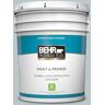 BEHR PREMIUM PLUS 5 gal. #N470-2 Oceanic Climate Satin Enamel Low Odor Interior Paint & Primer