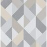 STACY GARCIA HOME 30.75 sq. ft. Warm Stone Marquetry Vinyl Peel and Stick Wallpaper Roll