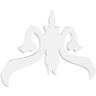 Ekena Millwork Pitch Florence 1 in. x 60 in. x 37.5 in. (14/12) Architectural Grade PVC Gable Pediment Moulding