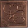 uDecor New Orleans 2 ft. x 2 ft. Lay-in or Glue-up Ceiling Tile in Antique Bronze (40 sq. ft. / case)