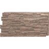 Ekena Millwork Cascade 48 5/8 in. x 1 1/4 in. Mount Vernon Stacked Stone, StoneWall Faux Stone Siding Panel