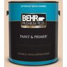 BEHR PREMIUM PLUS 1 gal. #PPU3-06 Venetian Mask Satin Enamel Exterior Paint & Primer