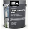 BEHR PREMIUM 1 gallon White Eggshell Direct to Metal Interior/Exterior Paint