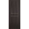 Belldinni Vona 01 2HN Gold 28 in. W x 80 in. H x 1-3/4 in. D 1-Panel Solid Core Veralinga Oak Prefinished Wood Interior Door Slab