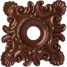 Ekena Millwork 1-1/2 in. x 18 in. x 18 in. Polyurethane Crawley Ceiling Medallion, Copper Penny