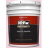 BEHR PREMIUM PLUS 5 gal. #100A-3 Scented Valentine Flat Exterior Paint & Primer