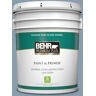 BEHR PREMIUM PLUS 5 gal. #BNC-08 Sonata Blue Semi-Gloss Enamel Low Odor Interior Paint & Primer