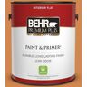 BEHR PREMIUM PLUS 1 gal. #PPU3-03 Flaming Torch Flat Low Odor Interior Paint & Primer