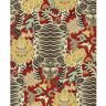 SURFACE STYLE Tiger Eye Blaze Vinyl Peel and Stick Wallpaper Roll (Covers 30.75 sq. ft.)