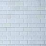 The Tile Doctor Glass Tile Love White Hot Subway White 22.5 in. x 13.25 in. Glossy Glass Patterned Mosaic Wall Tile (9.68 sq. ft./Case)