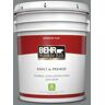 BEHR PREMIUM PLUS 5 gal. #PPU26-03 Legendary Gray Flat Low Odor Interior Paint & Primer