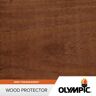 Olympic 1 gal. Dark Mahogany Exterior Semi-Transparent Wood Protector Stain Plus Sealant in One