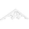 Ekena Millwork Pitch Riley 1 in. x 60 in. x 17.5 in. (6/12) Architectural Grade PVC Gable Pediment Moulding