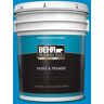 BEHR PREMIUM PLUS 5 gal. #MQ4-57 Celebration Blue Satin Enamel Exterior Paint & Primer