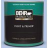 BEHR PREMIUM PLUS 1 qt. #590A-3 Beautiful Dream Semi-Gloss Enamel Exterior Paint & Primer