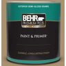 BEHR PREMIUM PLUS 1 qt. #ECC-51-1 Hiking Trail Semi-Gloss Enamel Exterior Paint & Primer