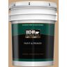 BEHR PREMIUM PLUS 5 gal. #S260-4 Pelican Tan Semi-Gloss Enamel Exterior Paint & Primer