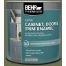 BEHR PREMIUM 1 qt. #AE-36 Shelter Green Satin Enamel Interior/Exterior Cabinet, Door & Trim Paint