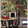RoomMates 72 in. x 126 in. Marvel Classics Comic Panel Ultra-Strippable Wall Mural